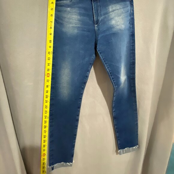 AG Adriano Goldschmied Farrah Skinny Ankle Jeans Size 27 Raw Hem Mid Rise - Picture 5 of 7